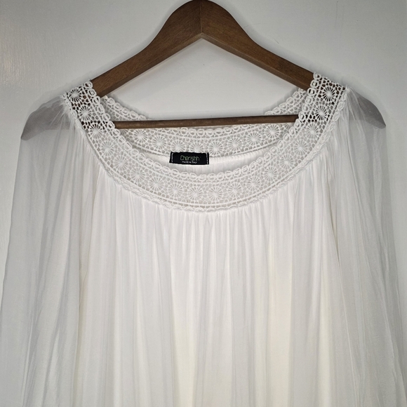 Cherishh Italian Poet’s Blouse – Size L - White - Picture 2 of 7
